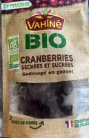Cranberries séchées et sucrées BIO