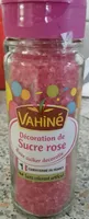 Décoration de sucre rose