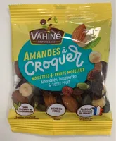 Amandes a croquer noisettes + fruits moelleux