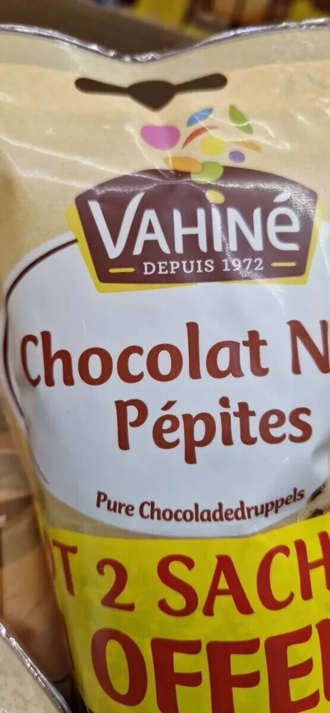 Chocolat noir pépite