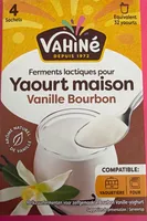 Ferment lactique pour yaourt maison à la vanille Bourbon