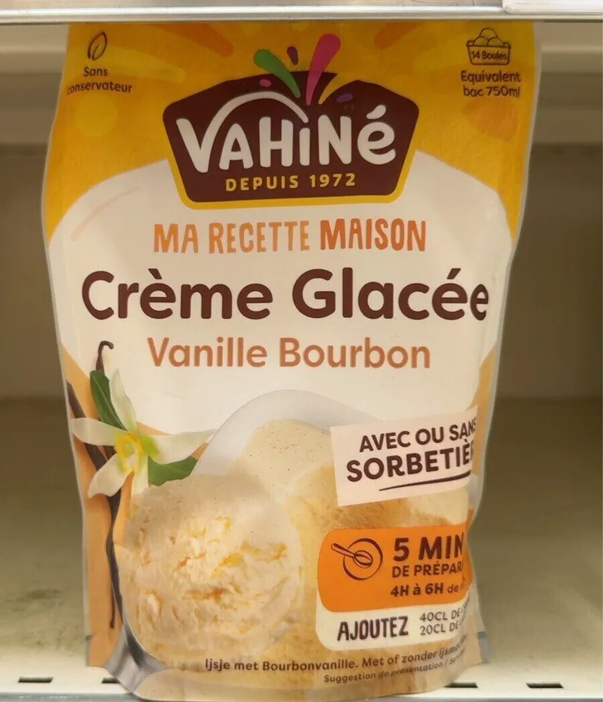 Crème Glacée Vanille Bourbon