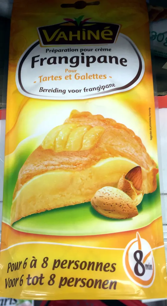Préparation pour crème frangipane pour tartes et tartelettes