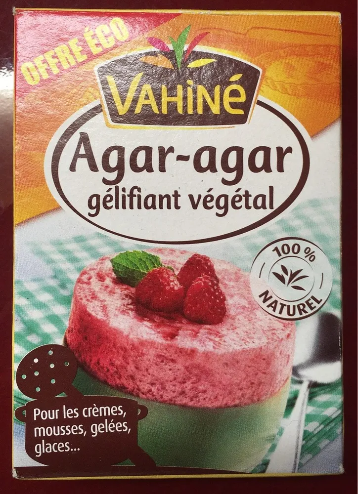 Agar-agar gélifiant végétal