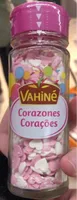 Corazones de confitería