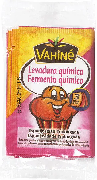 Levadura química esponjosidad prolongada