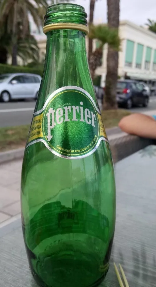 Perrier Glass Water