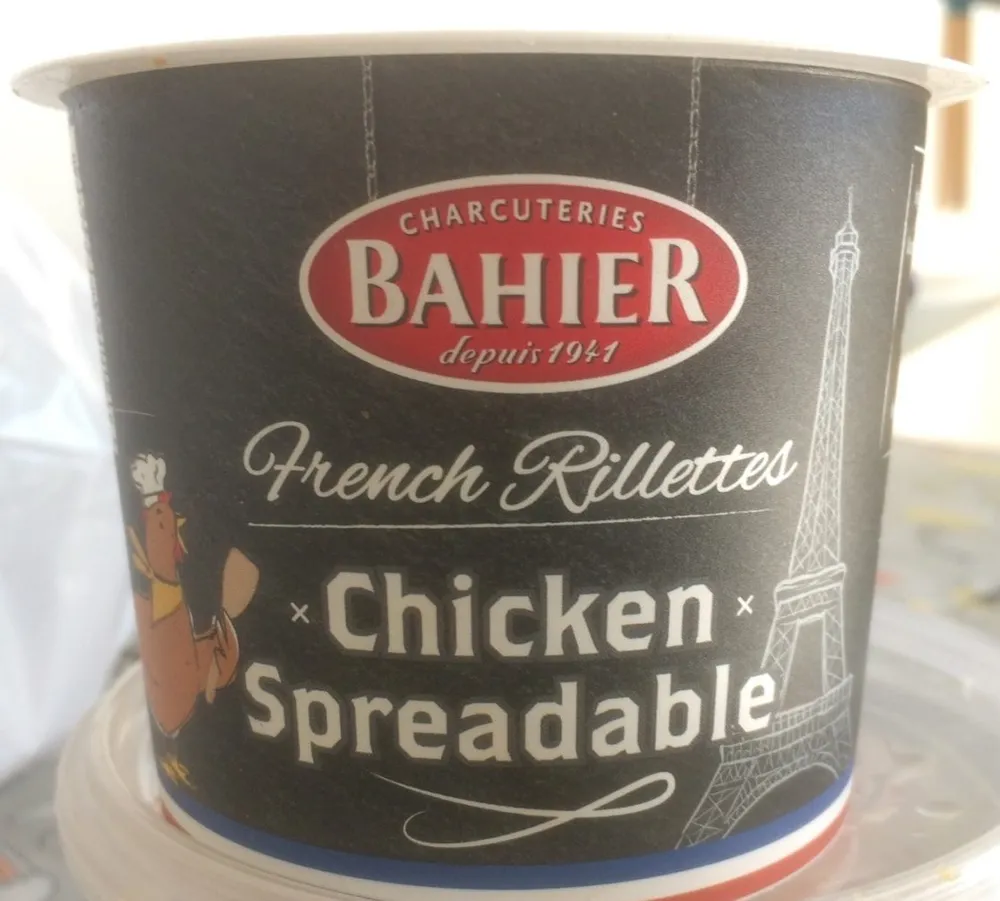 French Rillettes chicken spreadable