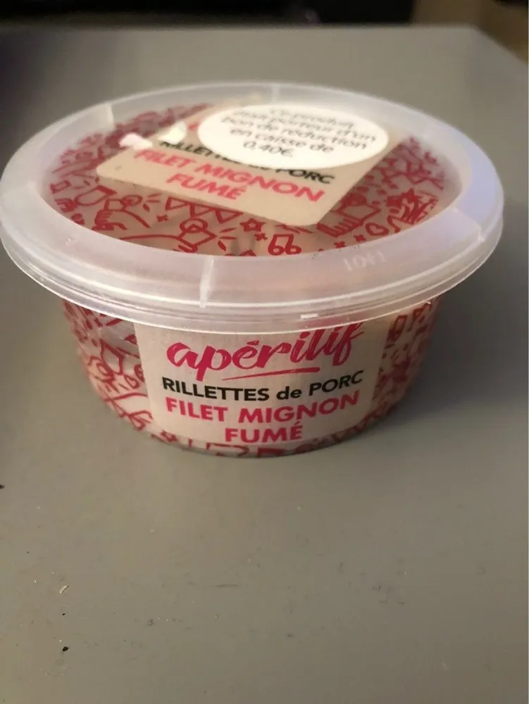 Rillettes de porc filet mignon fumé