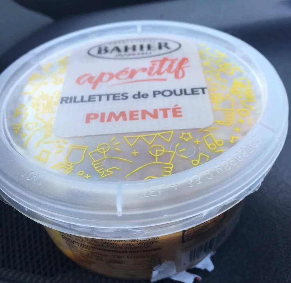 Rillette de poulet pimenté
