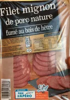 Filet mignon de porc nature fumé au bois de hêtre