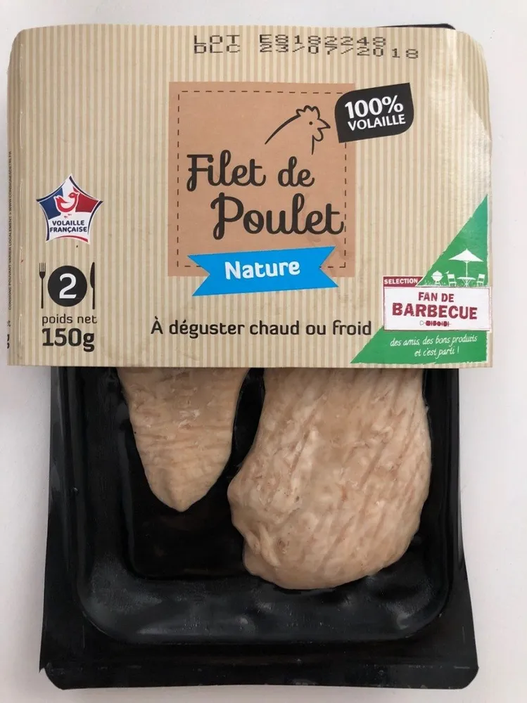 Filet de poulet nature