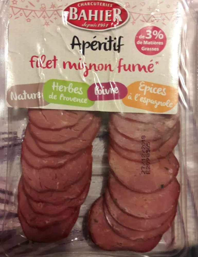 Filet mignon fumé