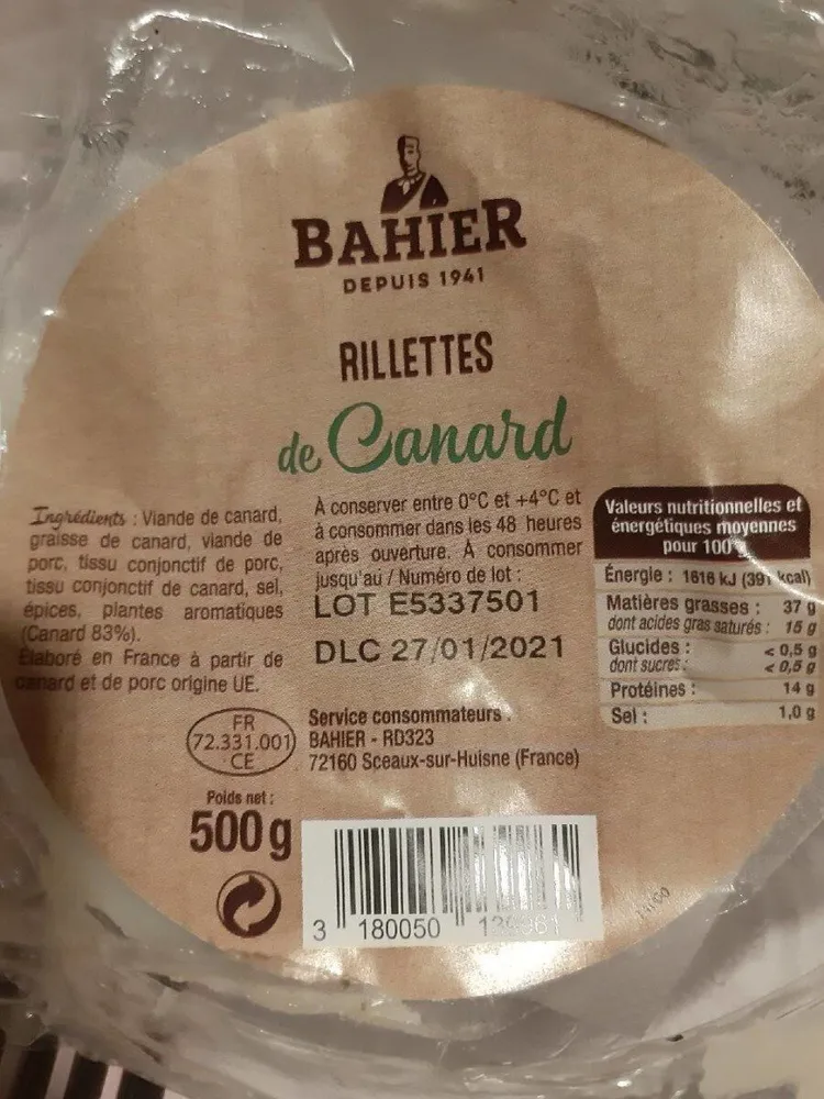 Rillettes de canard