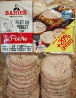 Filet de poulet fumé au poivre