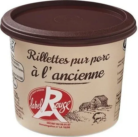 Rillettes du Mans à l'ancienne label rouge