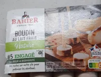 Boudin blanc au lait frais