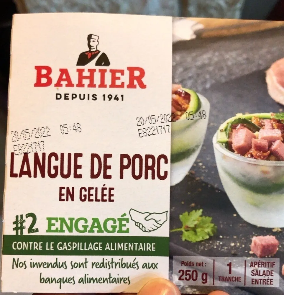 Langue de porc en gelée