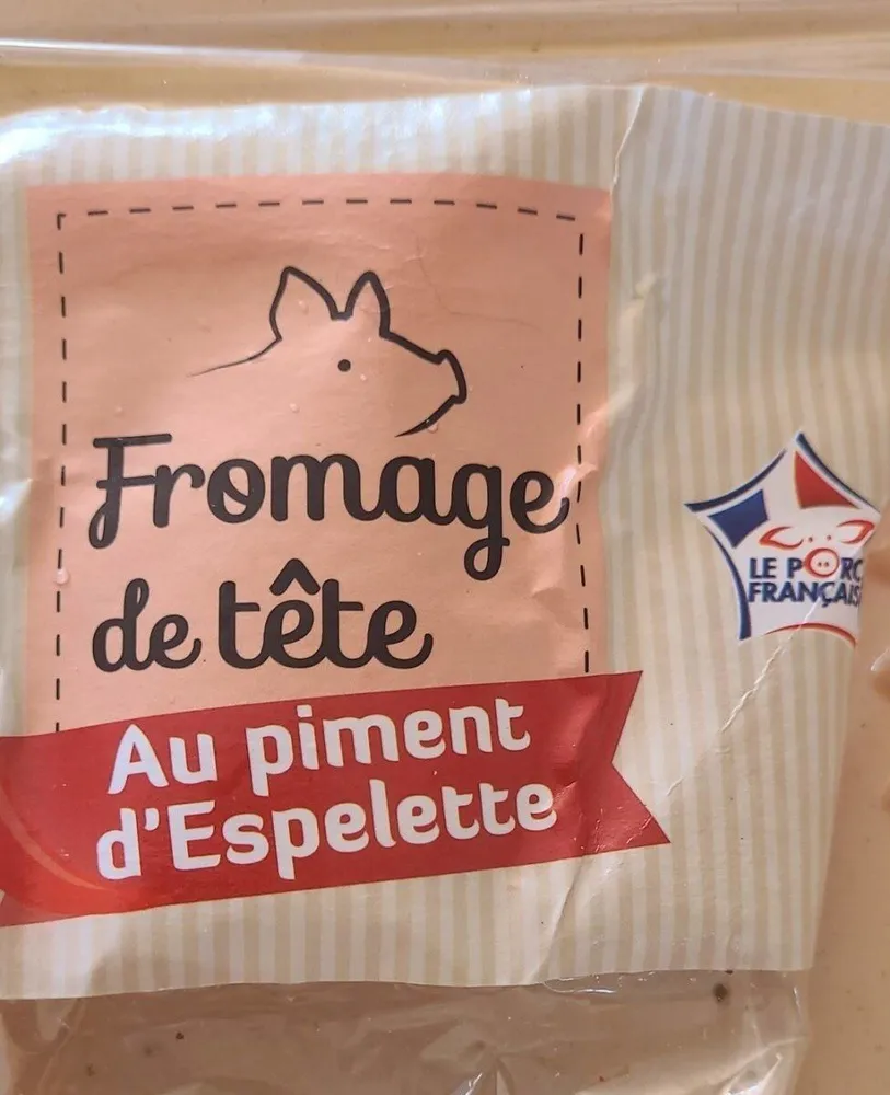 Fromage de tête aux cornichons et piment d'espelete