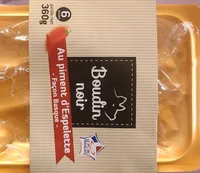 Boudin noir au piment d'Espelette