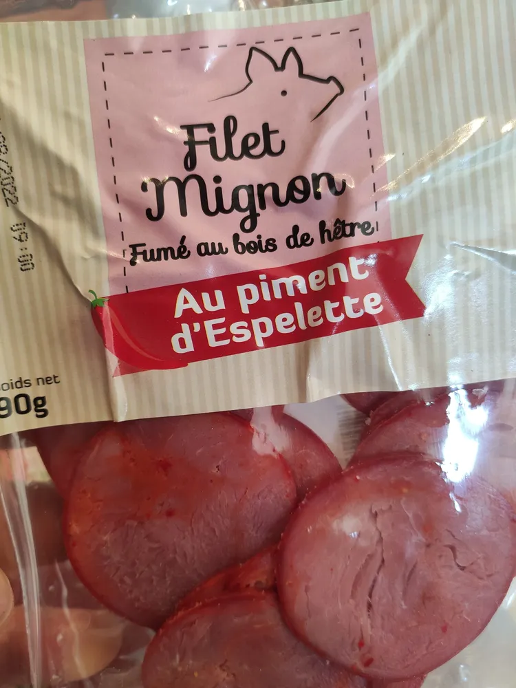 Filet mignon au piment d'espelette