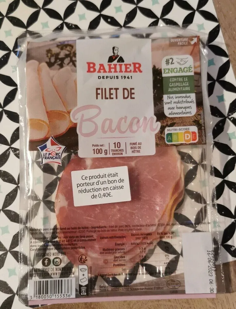 Filet de bacon