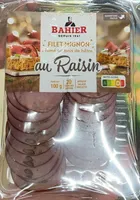 Filet mignon fumé au bois de hêtre aux raisins