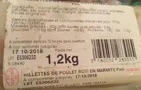Rillettes de poulet roti en marmite