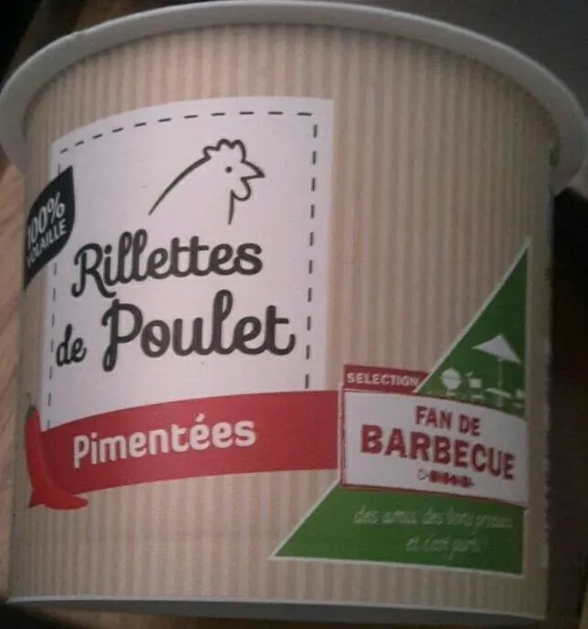 Rillettes de poulet pimentées