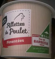 Rillettes de poulet pimentées