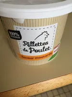 Rillettes de poulet saveur moutarde