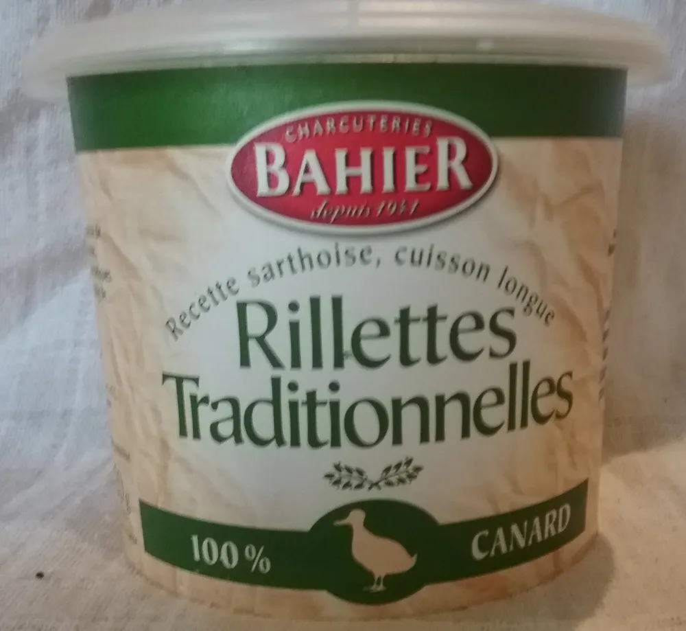 Rillettes Traditionnelles 100% canard - 220 g - Régis Bahier