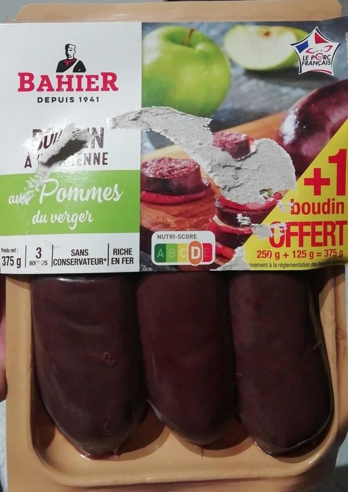 Boudin noir à l'ancienne aux pommes