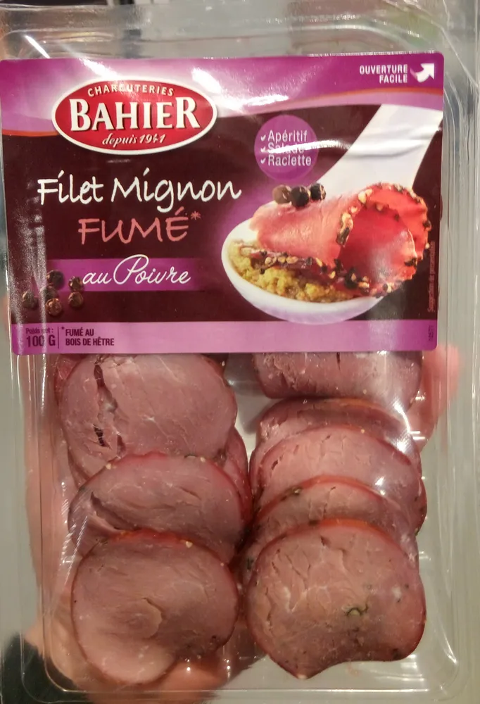 Filet Mignon Fumé au Poivre