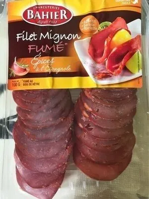 Filet mignon fumé tranché, épices à l'espagnole