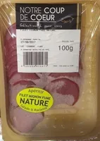 Filet mignon fumé nature