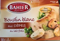 Boudin blanc aux Cèpes au lait frais