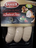 Boudin blanc au jambon de Parme