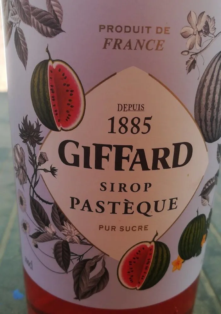 Sirop pastèque