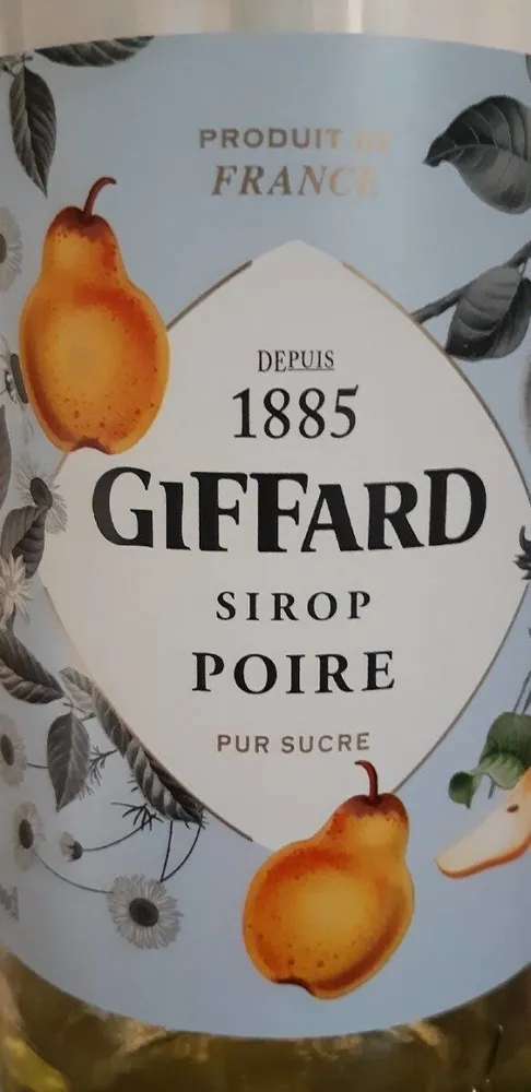 Sirop De Poire