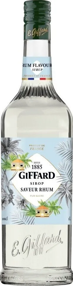 1L Sirop Saveur Rhum Giffard