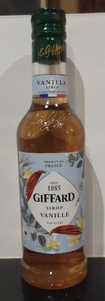 Sirop vanille