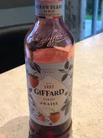 Sirop giffard fraise