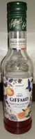 Sirop de pamplemousse rose
