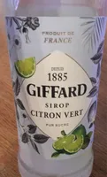 Sirop citron vert