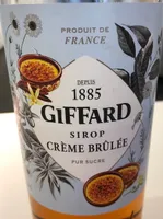 Sirop crème brûlée