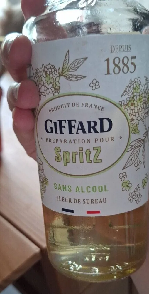 PRÉPARATION POUR SpritZ SANS ALCOOL FLEUR DE SUREAU