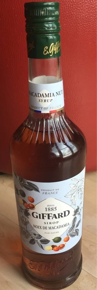 Sirop noix de macadamia