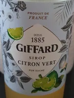 Sirop citron vert