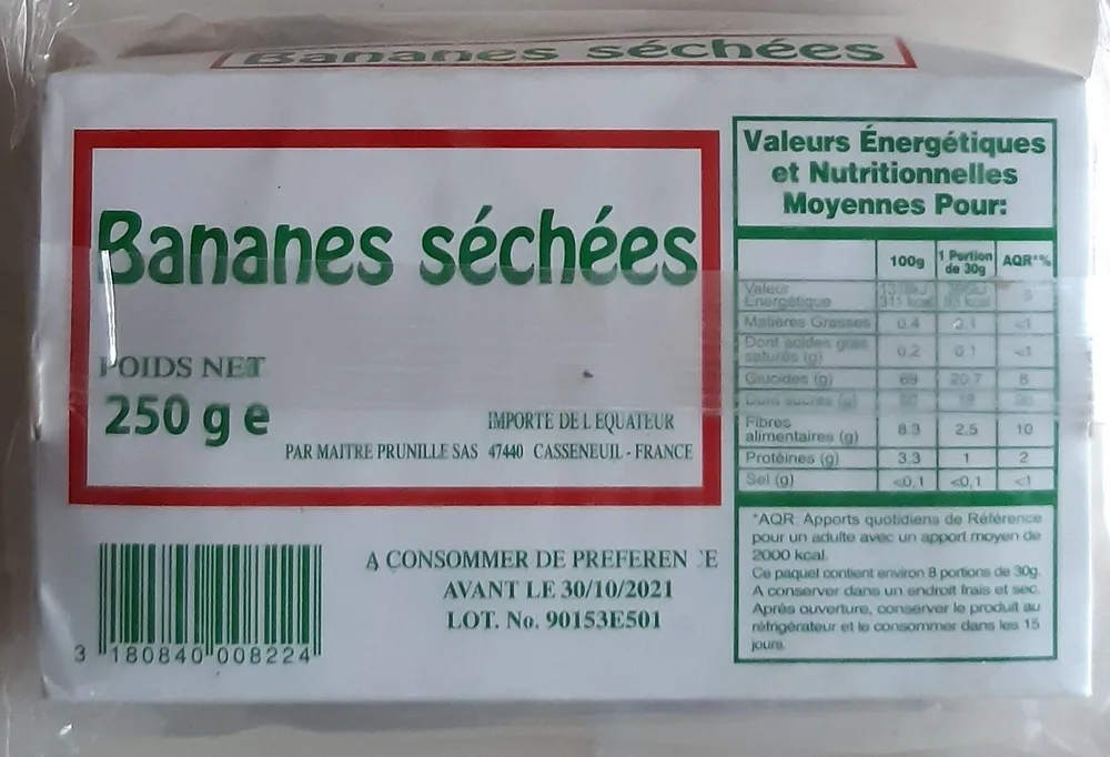 BANANES SECHEES